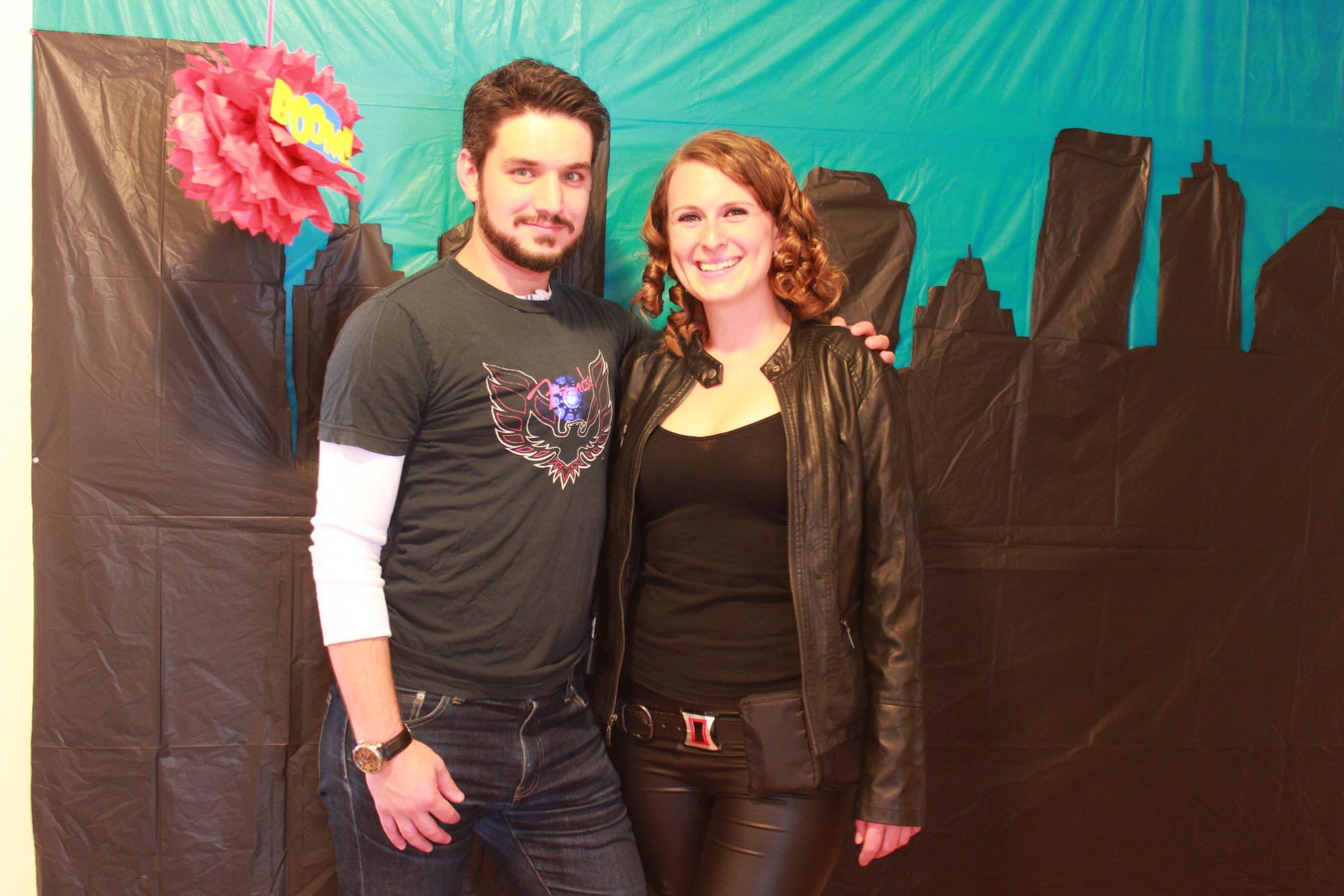 Iron man and Black Widow for our roommate’s birthday party