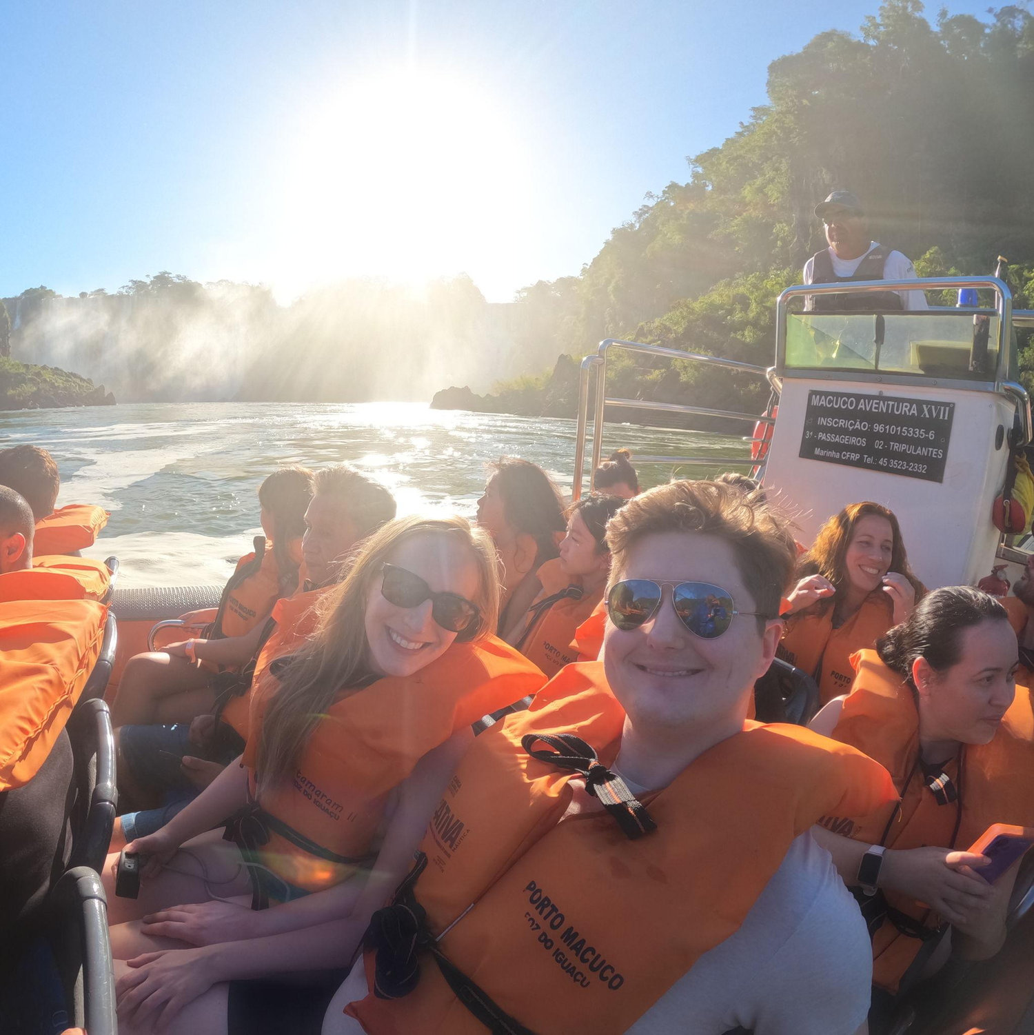 Iguazu Falls Boat Ride - Foz do Iguaçu, Brazil (January 2025)