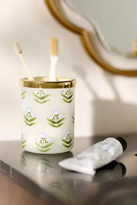 Flower Glass Bath Tumbler
