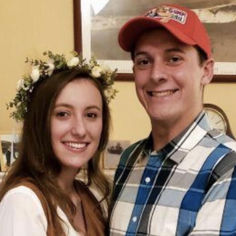 Halloween as Forest Gump and Jenny.  Fun fact: Alissa gets costume inspo every year based on Will’s hair