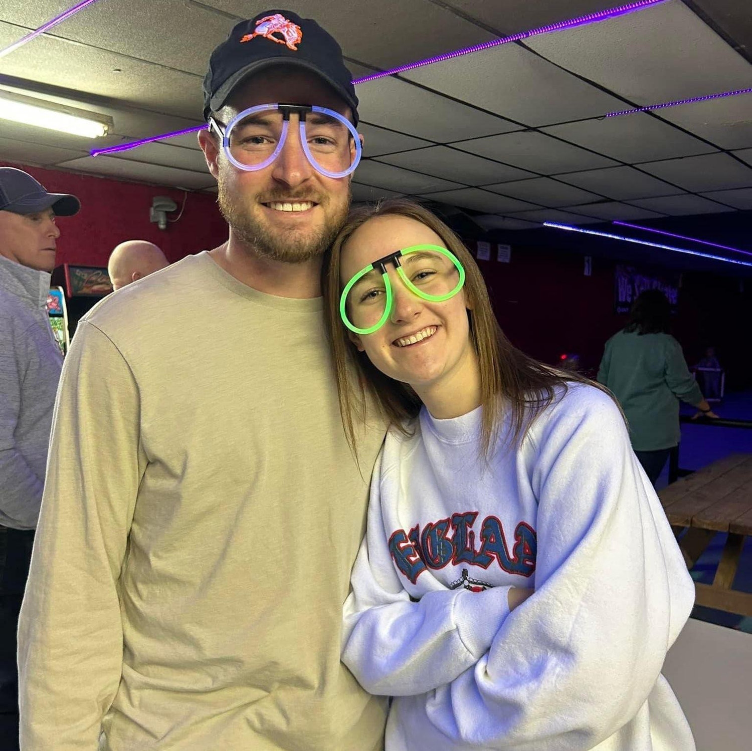 We like being goofy together!