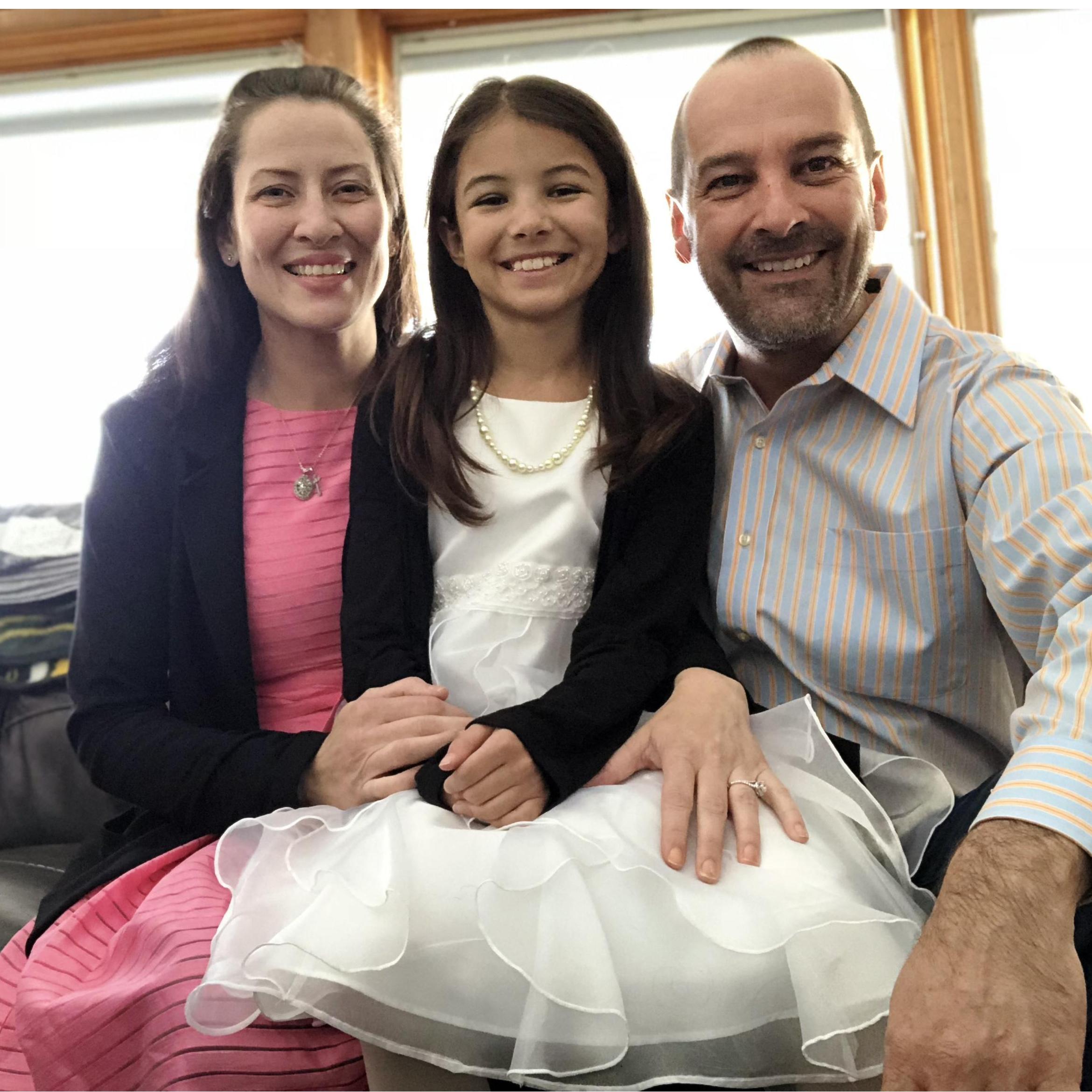 They have had a really nice time spending holidays together and exploring different churches in the area to find the perfect place to walk their spiritual journey together.