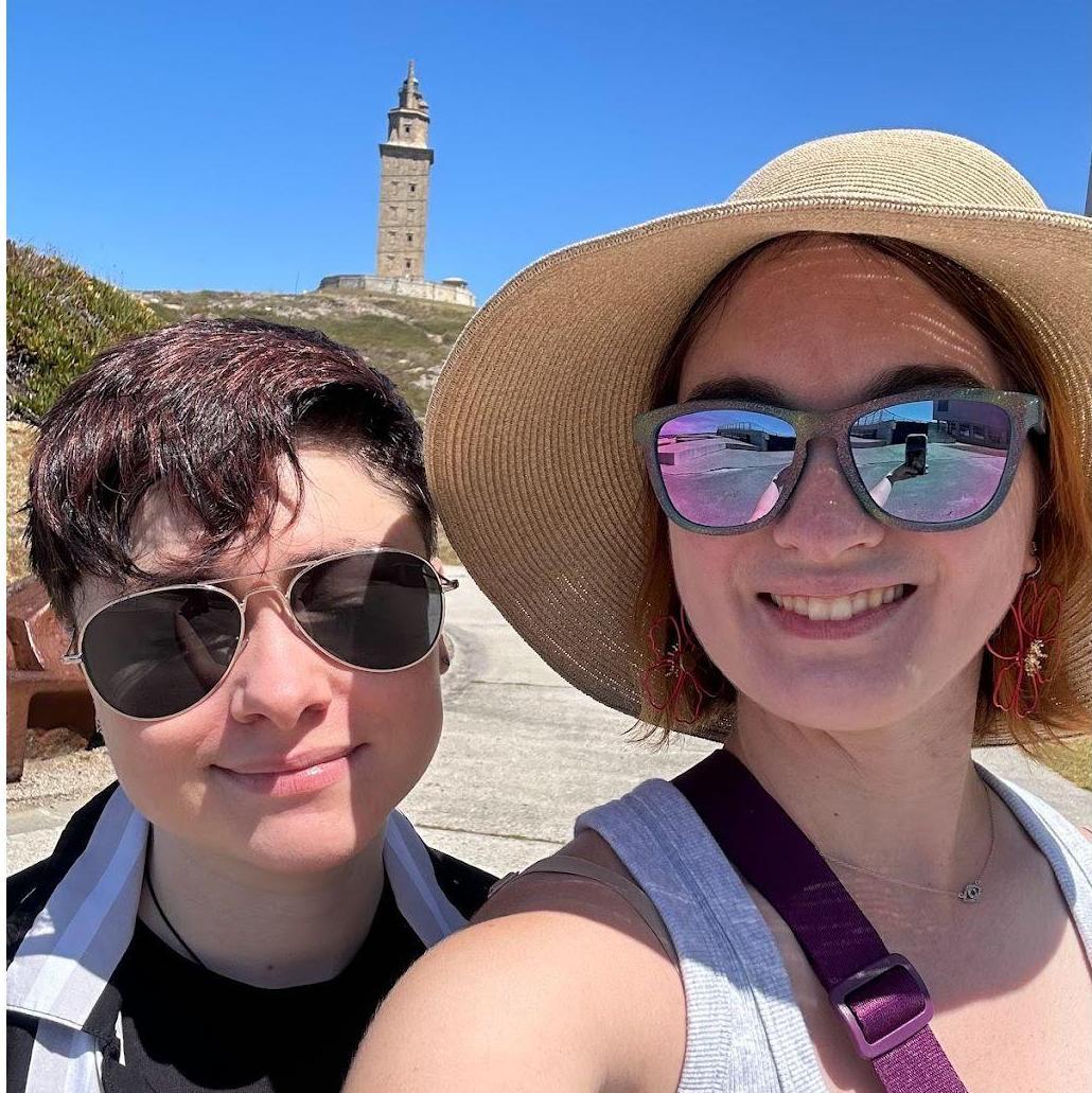 Our first trip abroad! Lydia showed Jack many landmarks of her childhood in La Coruña.