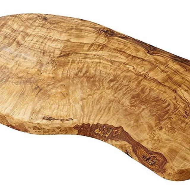 Naturally Med Olive Wood Cutting Board/Cheese Board, 14" L