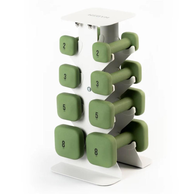 SafeGrip Dumbbell Sets - Forest / Lower Set (2–8 LB) / Light
