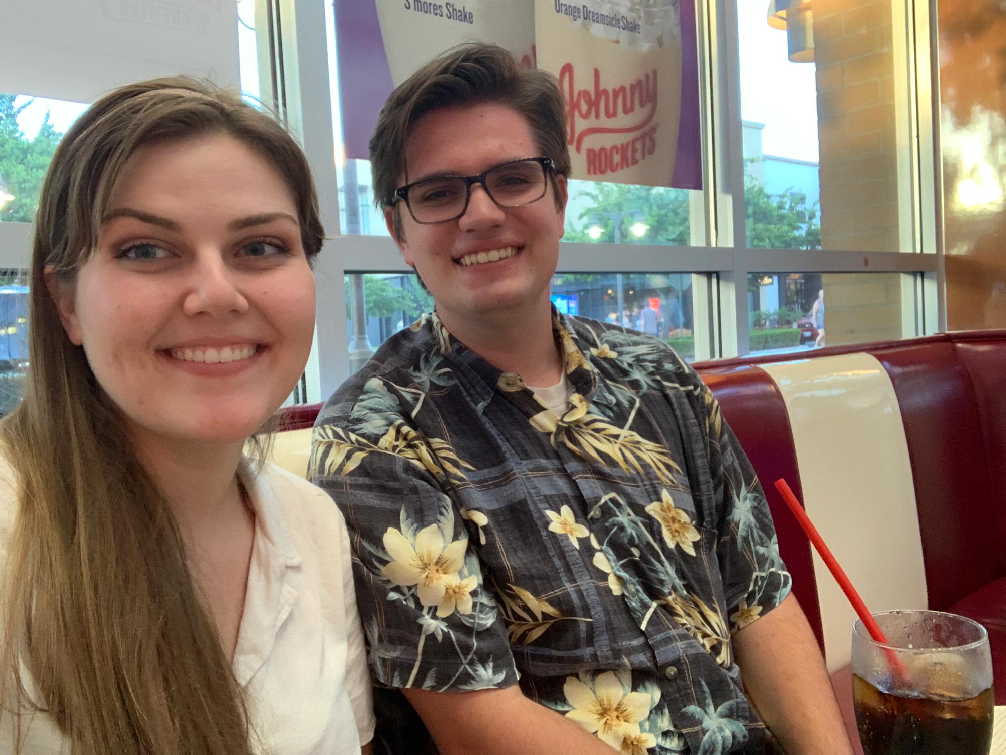 Dinner at Johnny Rockets
