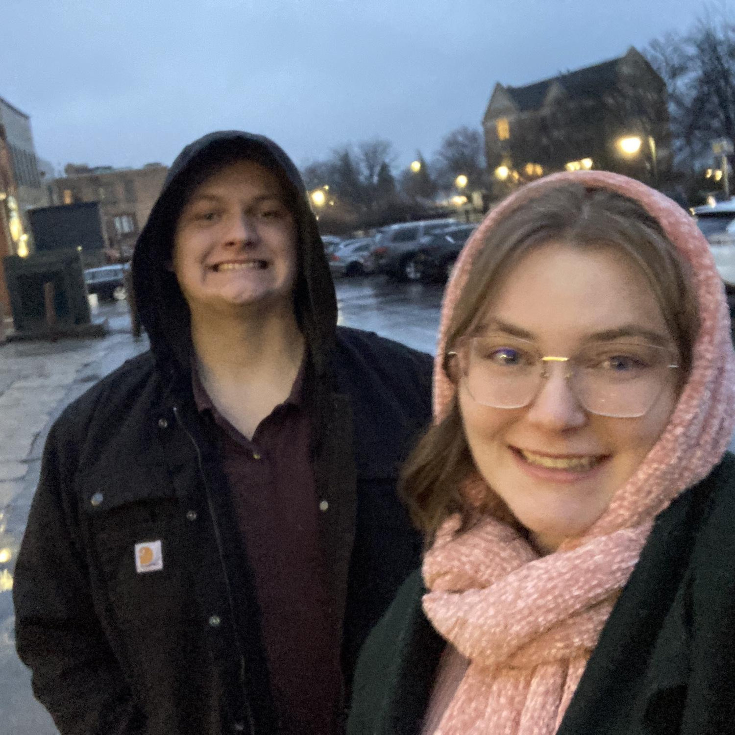 Date night in Traverse City. We went to Poppycock's downtown!