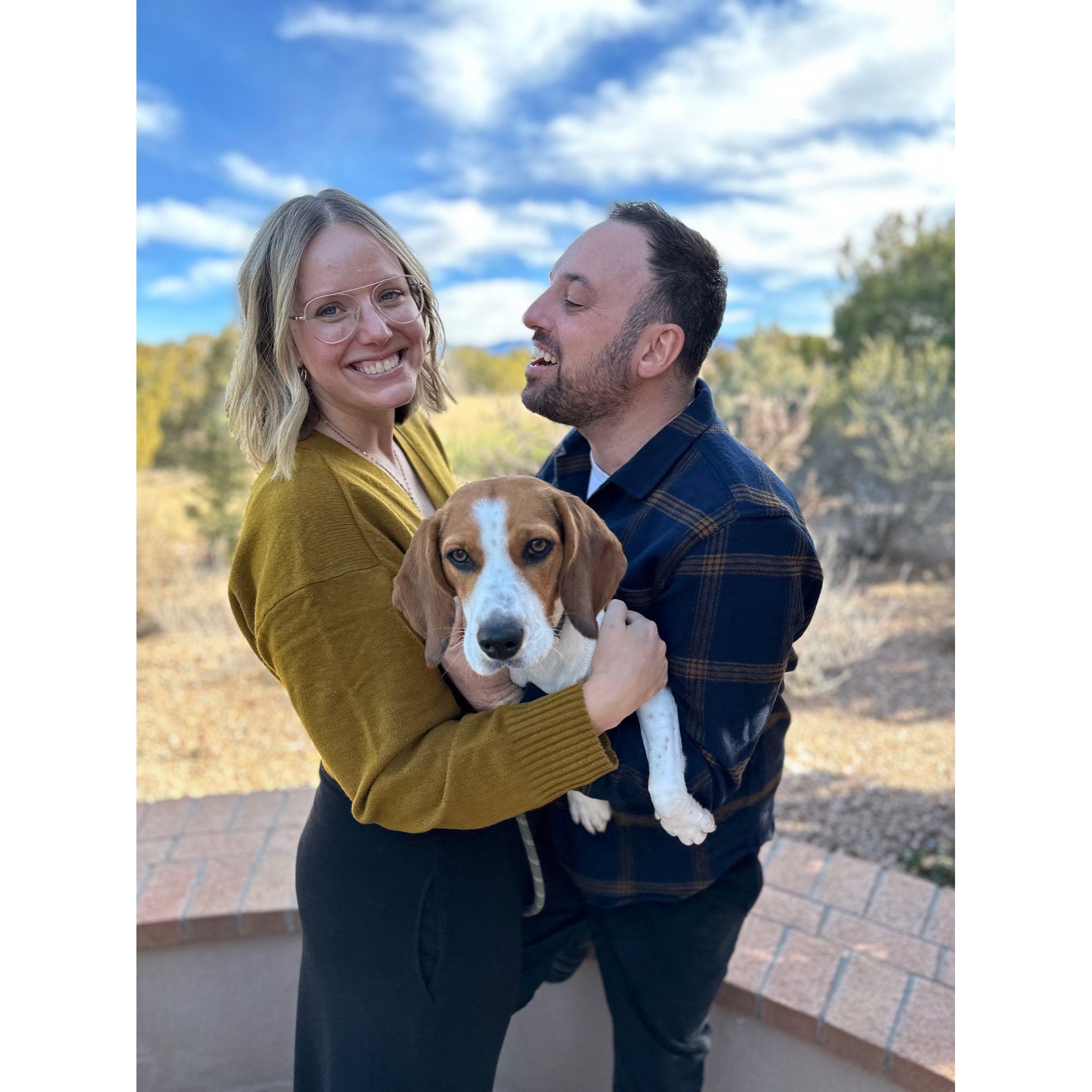 The new star of our little family, Luna.