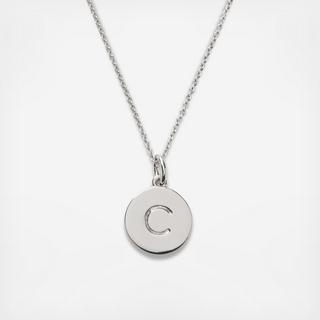 Silver Intial Pendant
