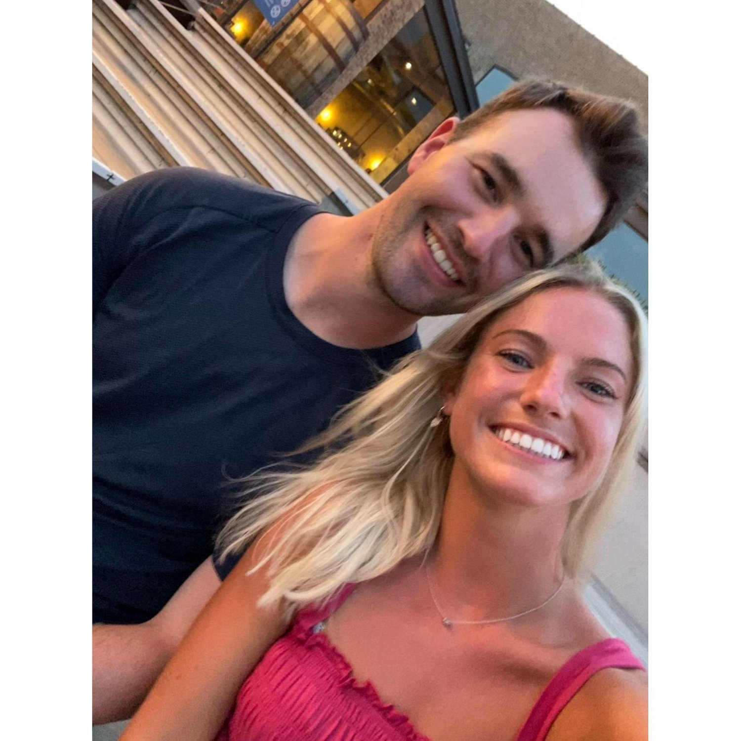 Our first picture together - Metropolitan Brewing - 2021