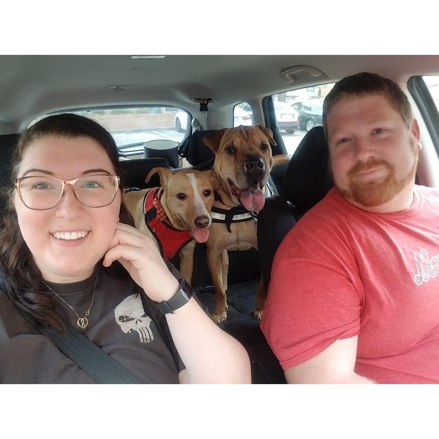 Us with our pups!