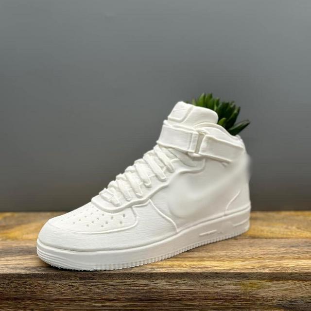 Sneakers High Planter Pot 3D Printed- Pen Holder & Pencil Holders- Plant Pot for Indoor Plants - Unique planter for indoor with Drainage hole- MADE IN USA