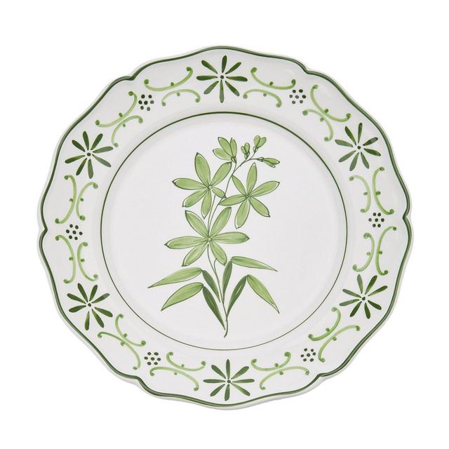 Il Fiore by Moda Domus, Set-Of-Two Hand-painted Ceramic Dinner Plates