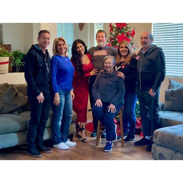 Visiting Maggie and Anton with Abuela