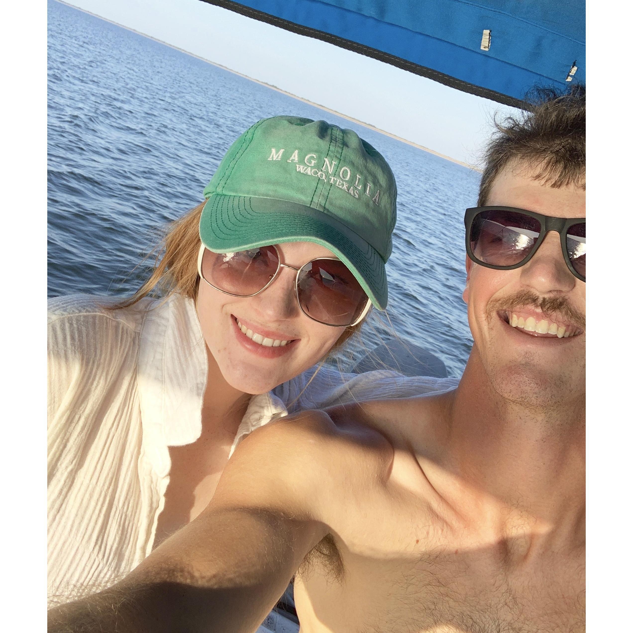 Out on the boat 2019