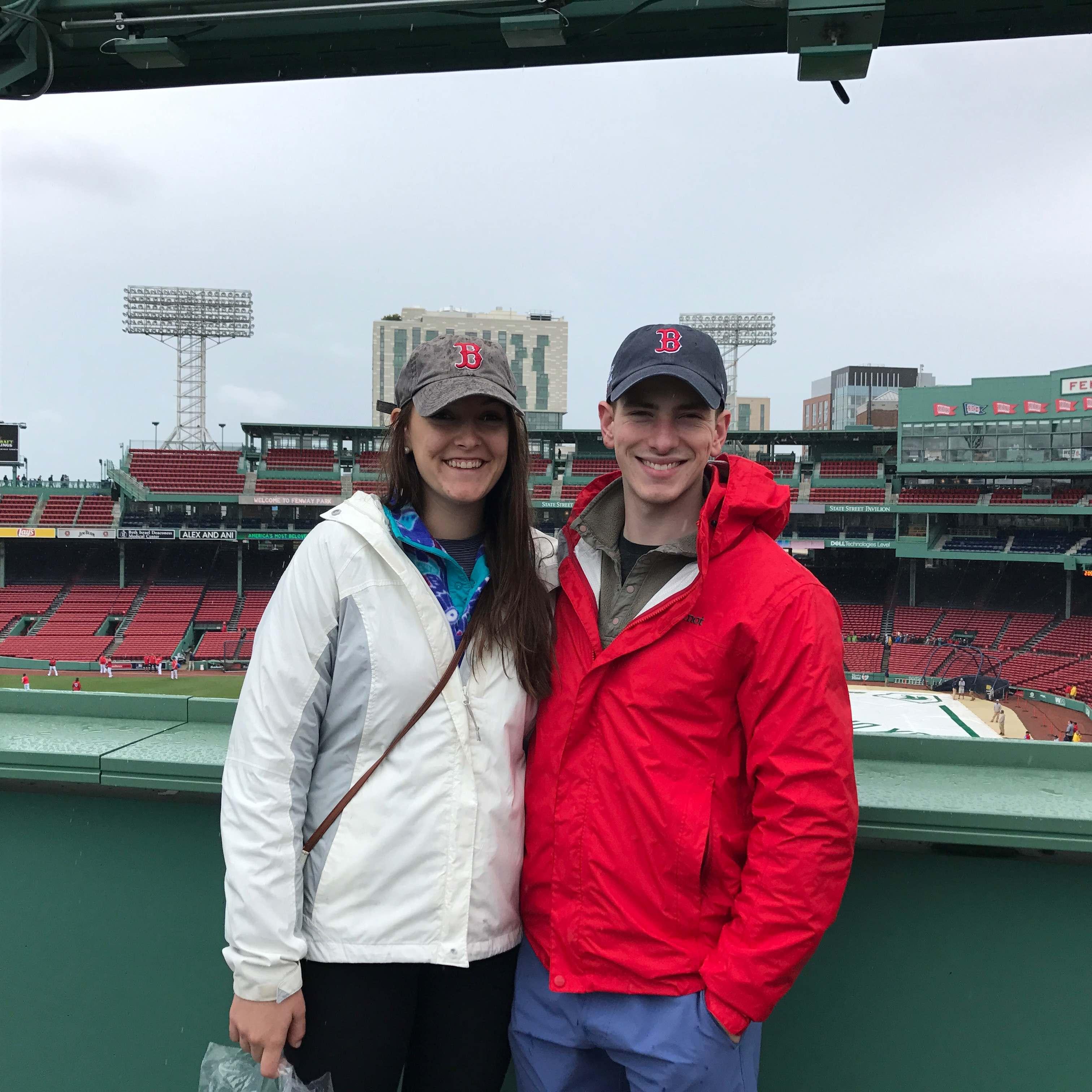 Morgans first time at Fenway in 2017!