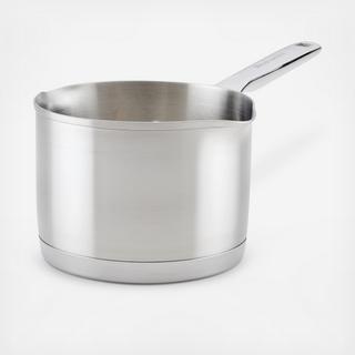 3-Ply Base Induction Sauce Pan with Pour Spouts