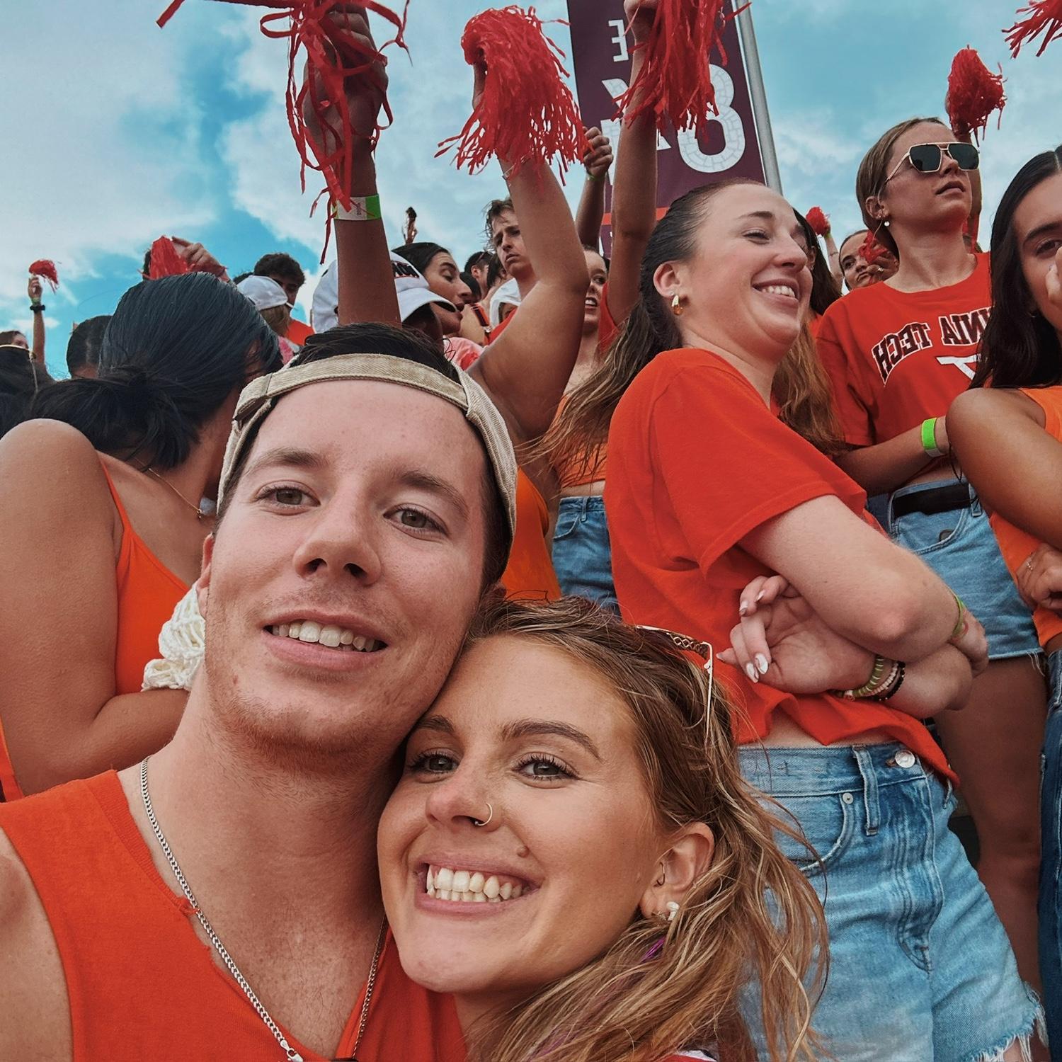 Grace’s first VT football game (2023)