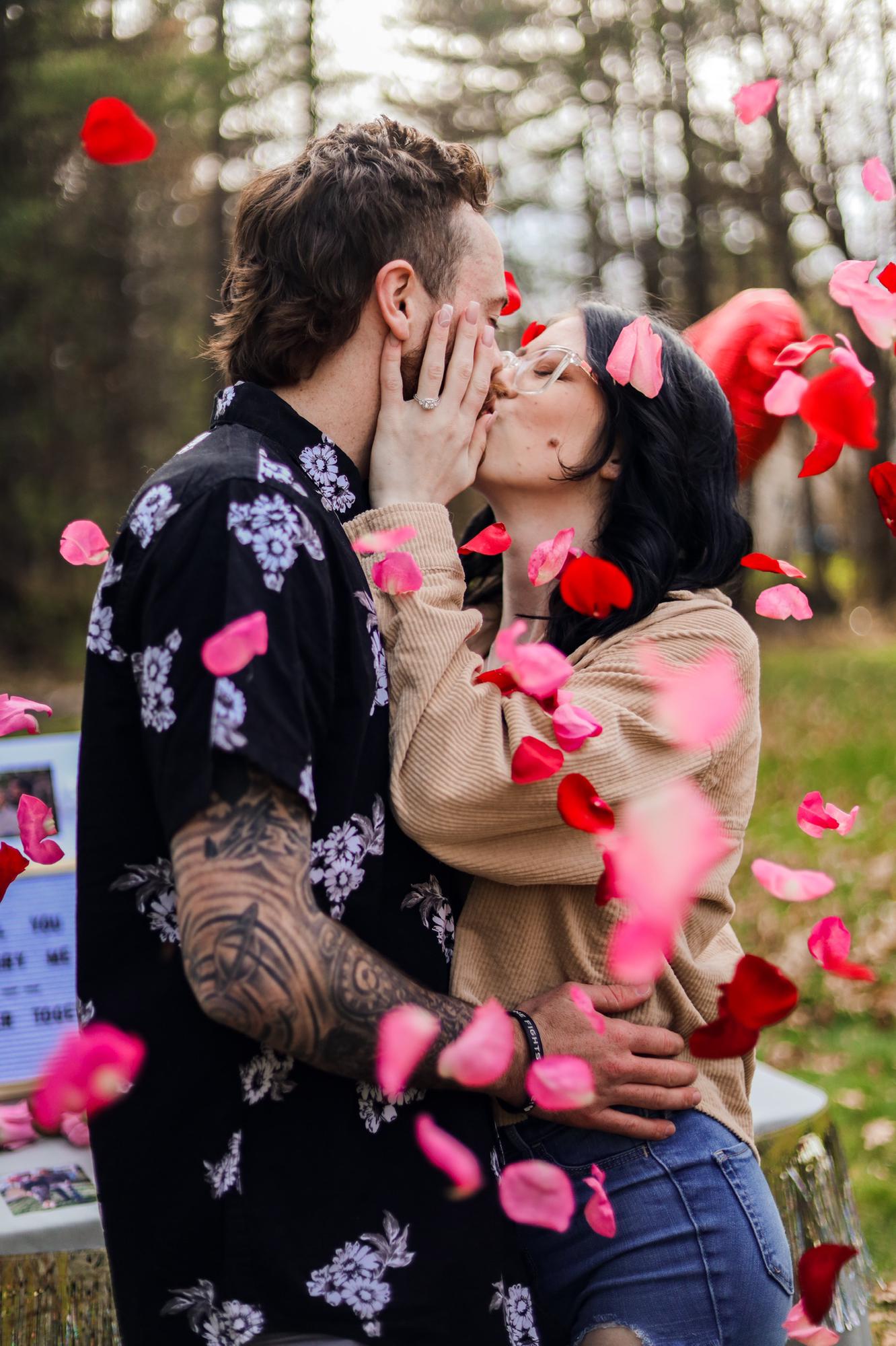 The day I said yes to forever! Engaged!