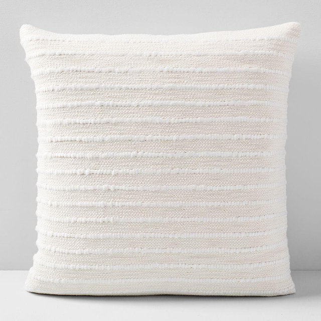 Soft Corded Pillow Cover, Set of 2, Natural Canvas, 20"x20"