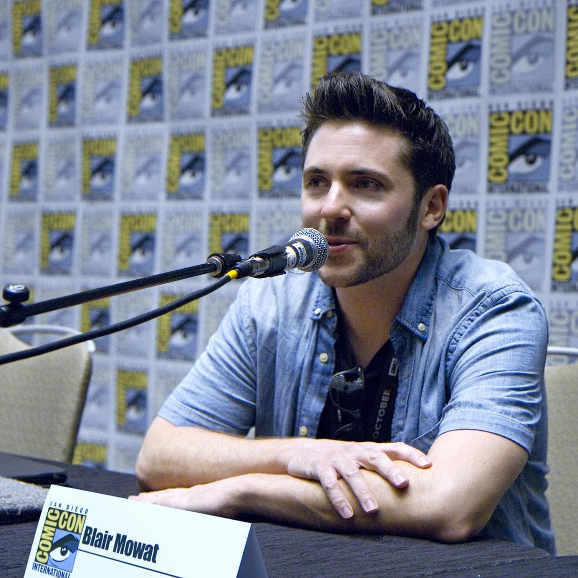 Blair lighting up the room during his panel at Comic-Con in San Diego
2018
