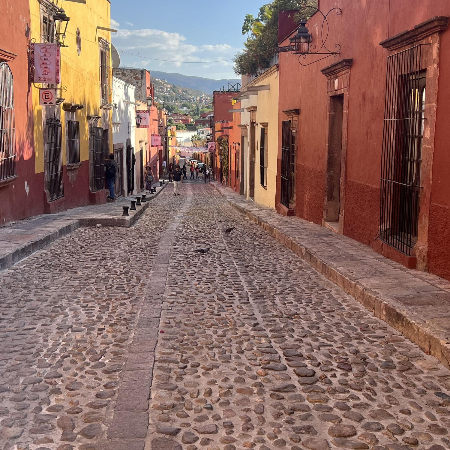 Cobblestone streets