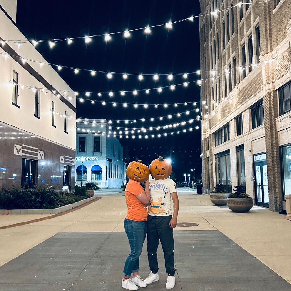 Just a couple of pumpkins.