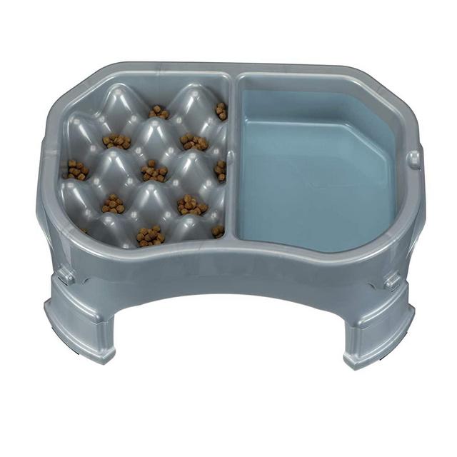 Neater Pet Brands – Neater Raised Slow Feeder – Elevated Dog Bowl and Adjustable Food Height (2.5 Cup, 6 Cup and Double Diner/w Water Bowl)