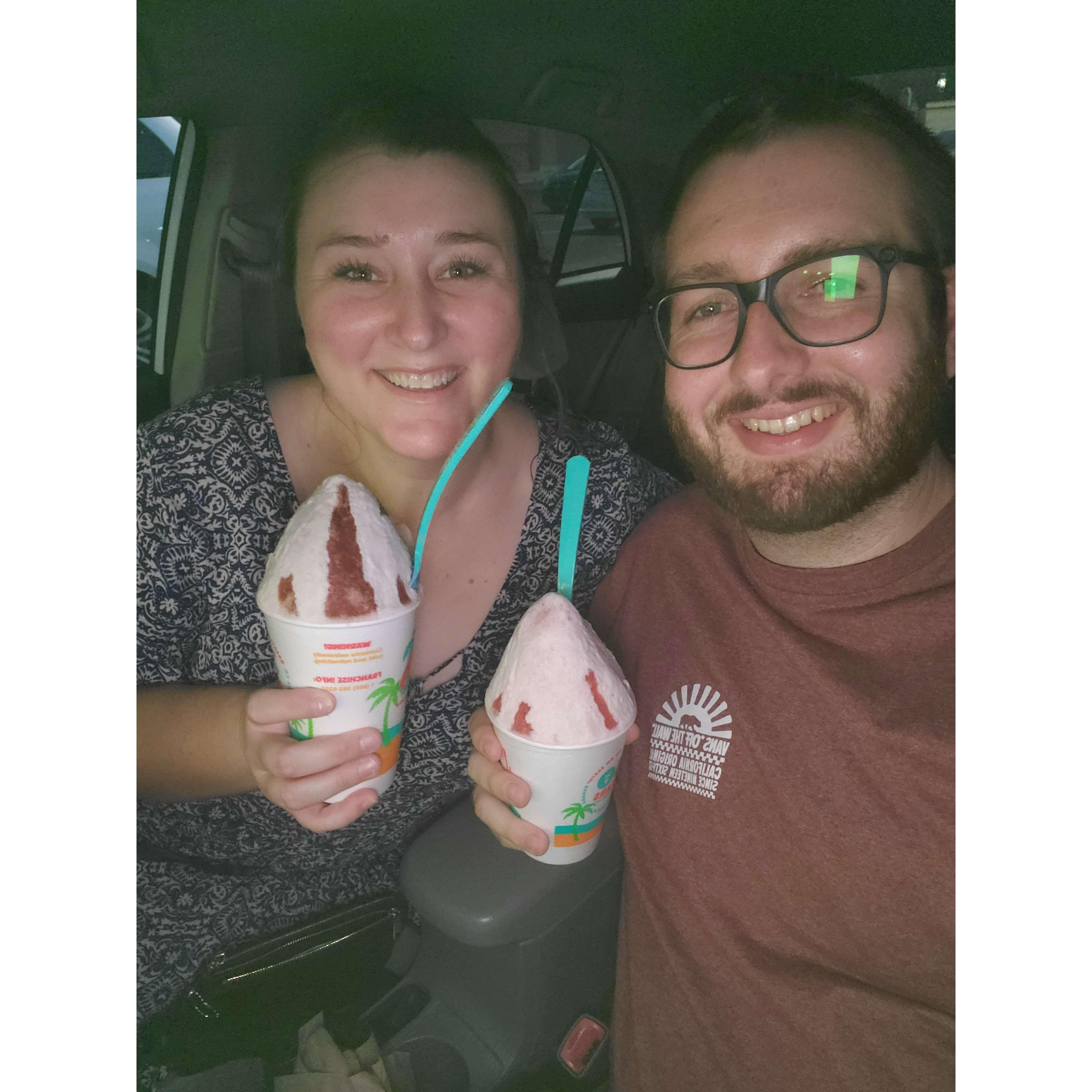Our favorite place for a late night treat- Bahama Bucks