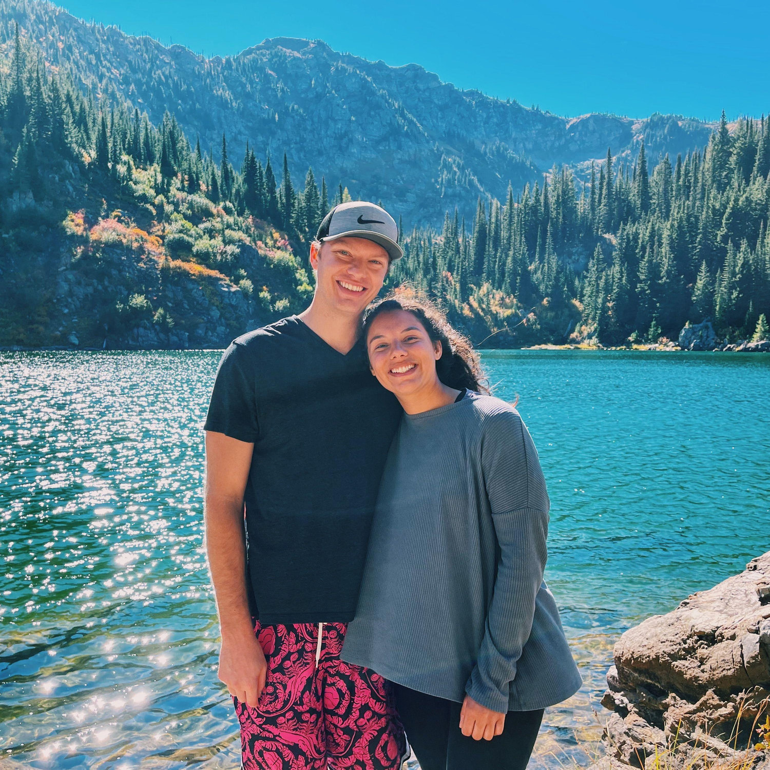 Our first hike together - Lone Lake