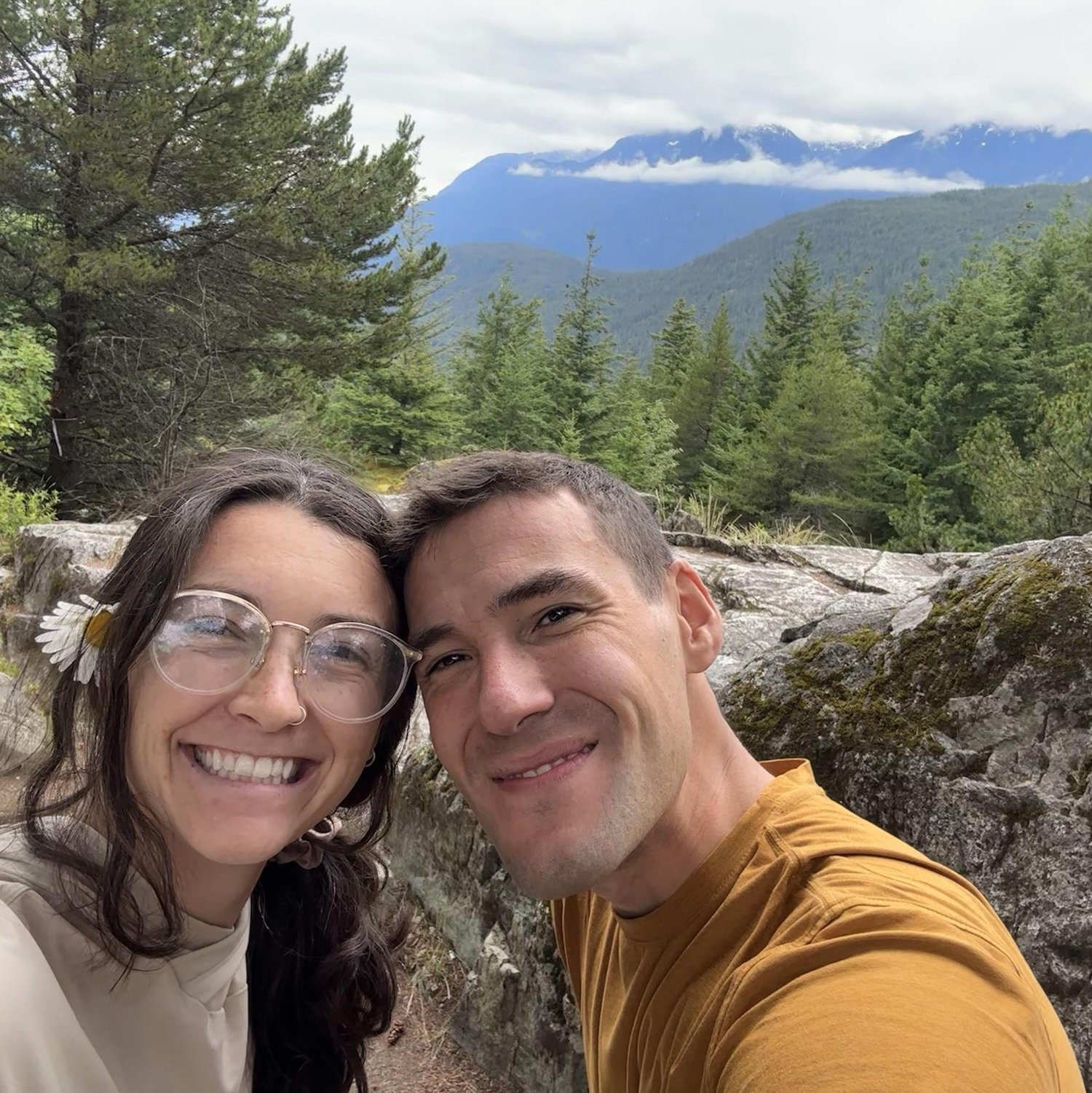 Taylor and Max after a day of rock climbing in Squamish, BC.