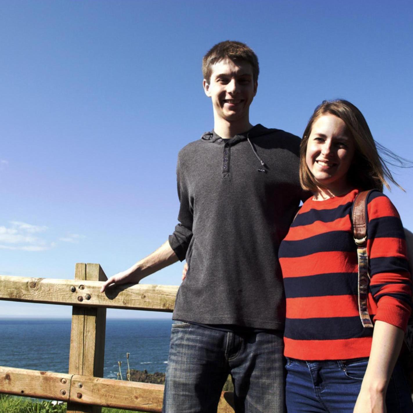 Jake and Erin in Northern Ireland where Erin studied abroad in 2014
