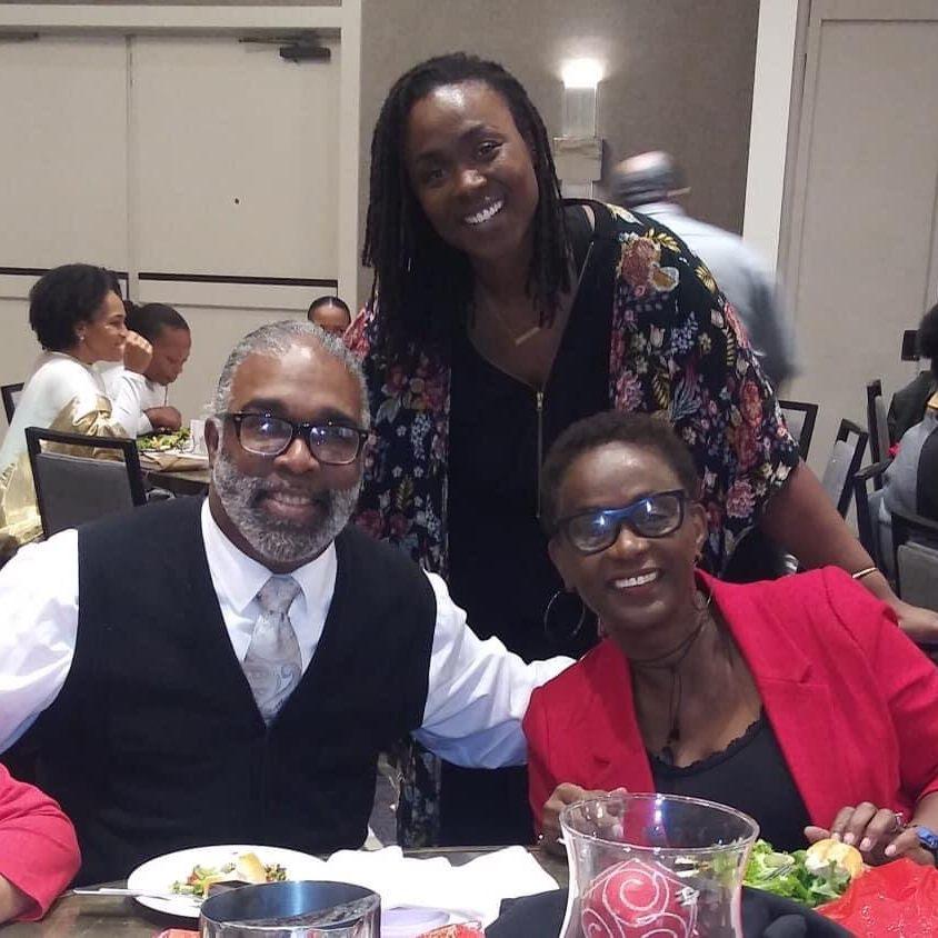At Mom's 29th Joy to the World Prayer Brunch with the first born Angela