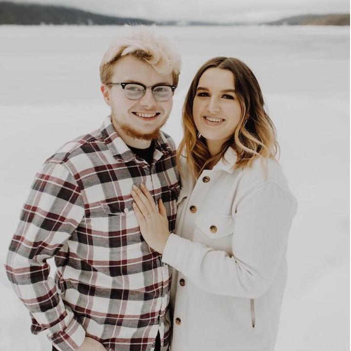 Our engagement photos by Maddy Hedman taken at Lake Wenatchee <3