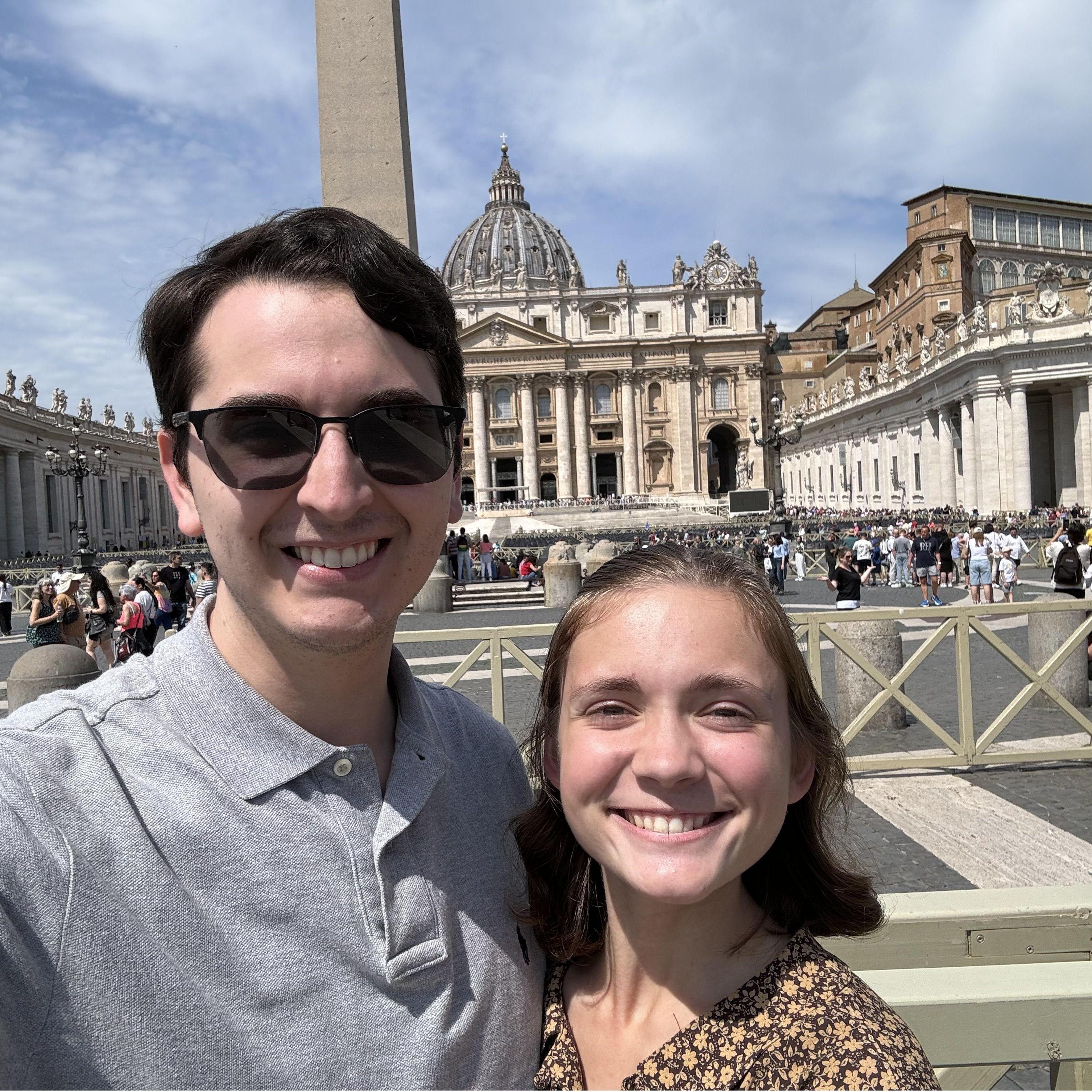 Meeting in Rome after 4 months apart