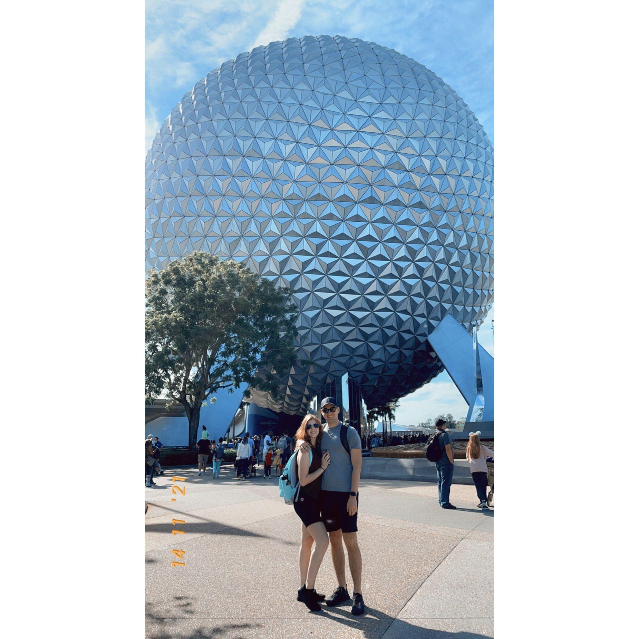 Our first ever trip together! Disney in Nov