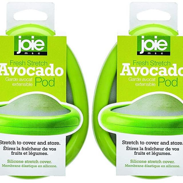 MSC International Joie Fresh Stretch Pod for Avocados, LFGB Approved, One Size, Green - 2 Pack