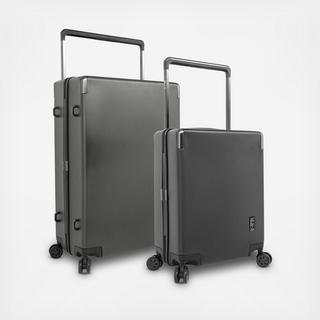 M&A 2-Piece TSA-Lock Wide Trolley Rolling Luggage Set
