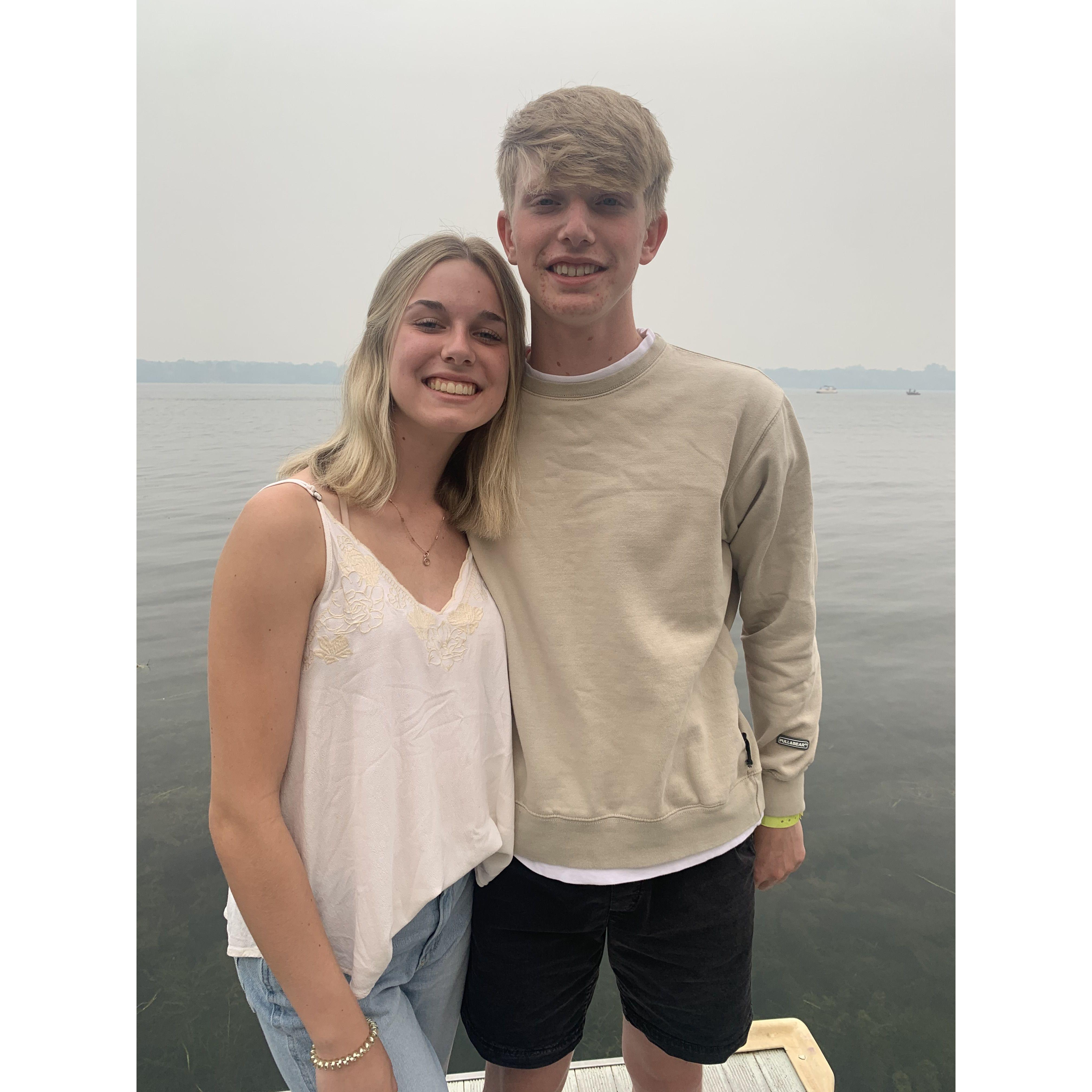 Sophomore year church camp.