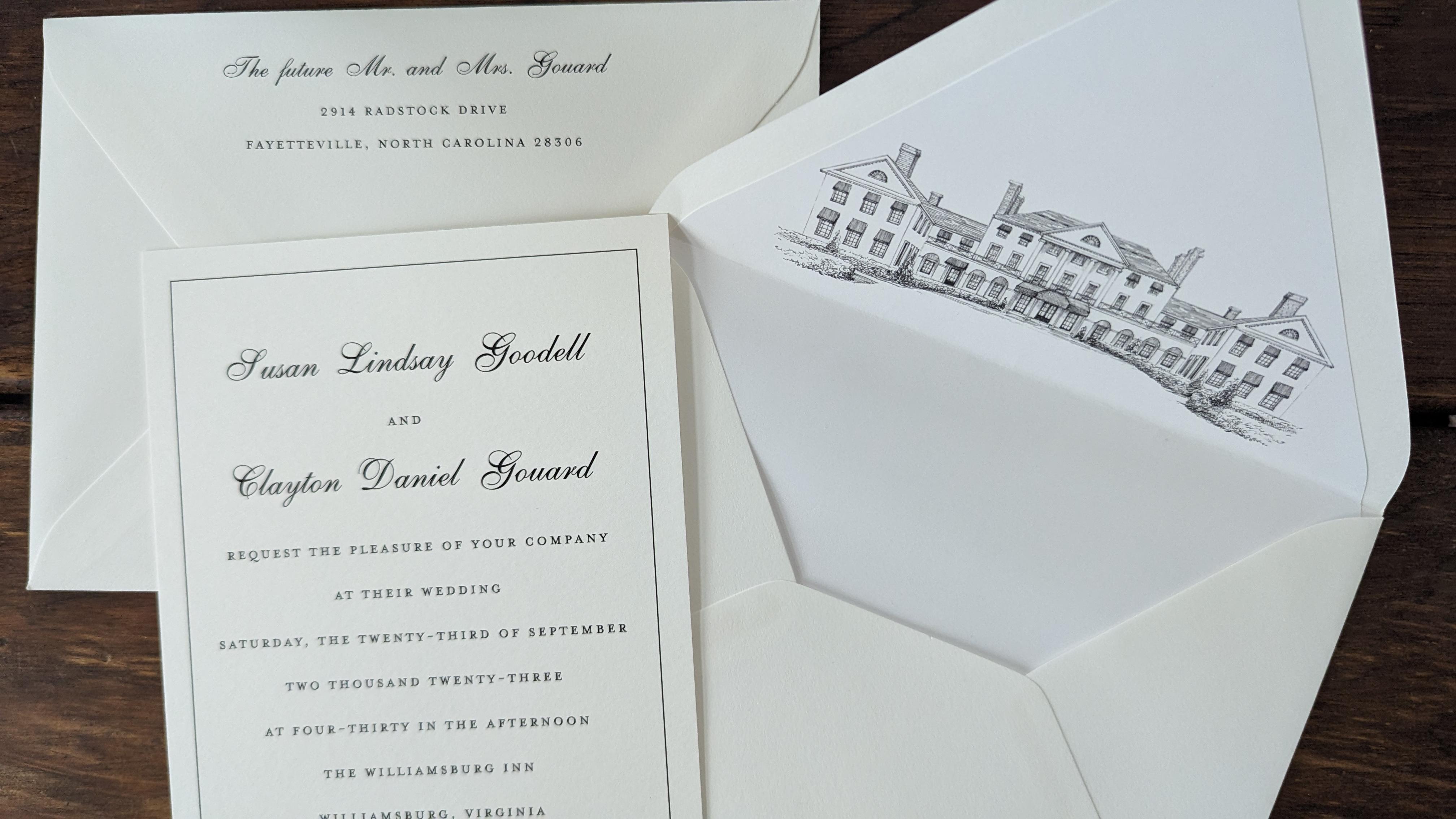 The Wedding Website of Susan Goodell and Clayton Gouard