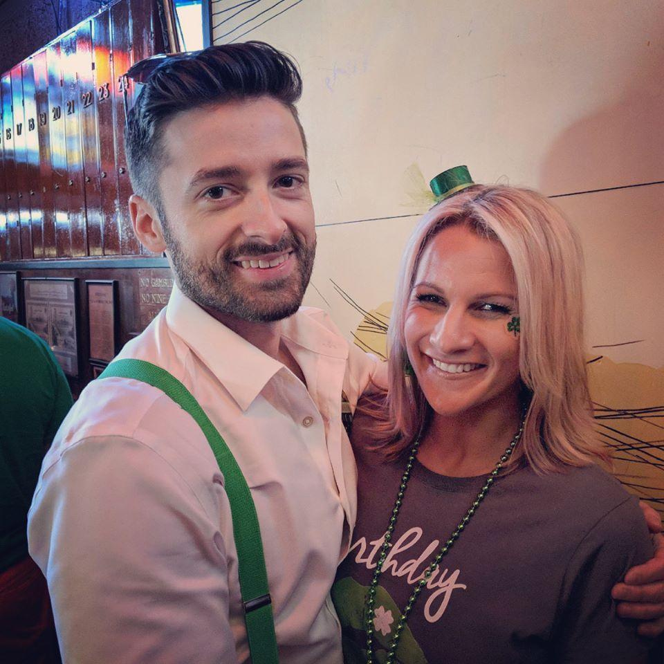 St. Patrick's / Birthday celebration in the city