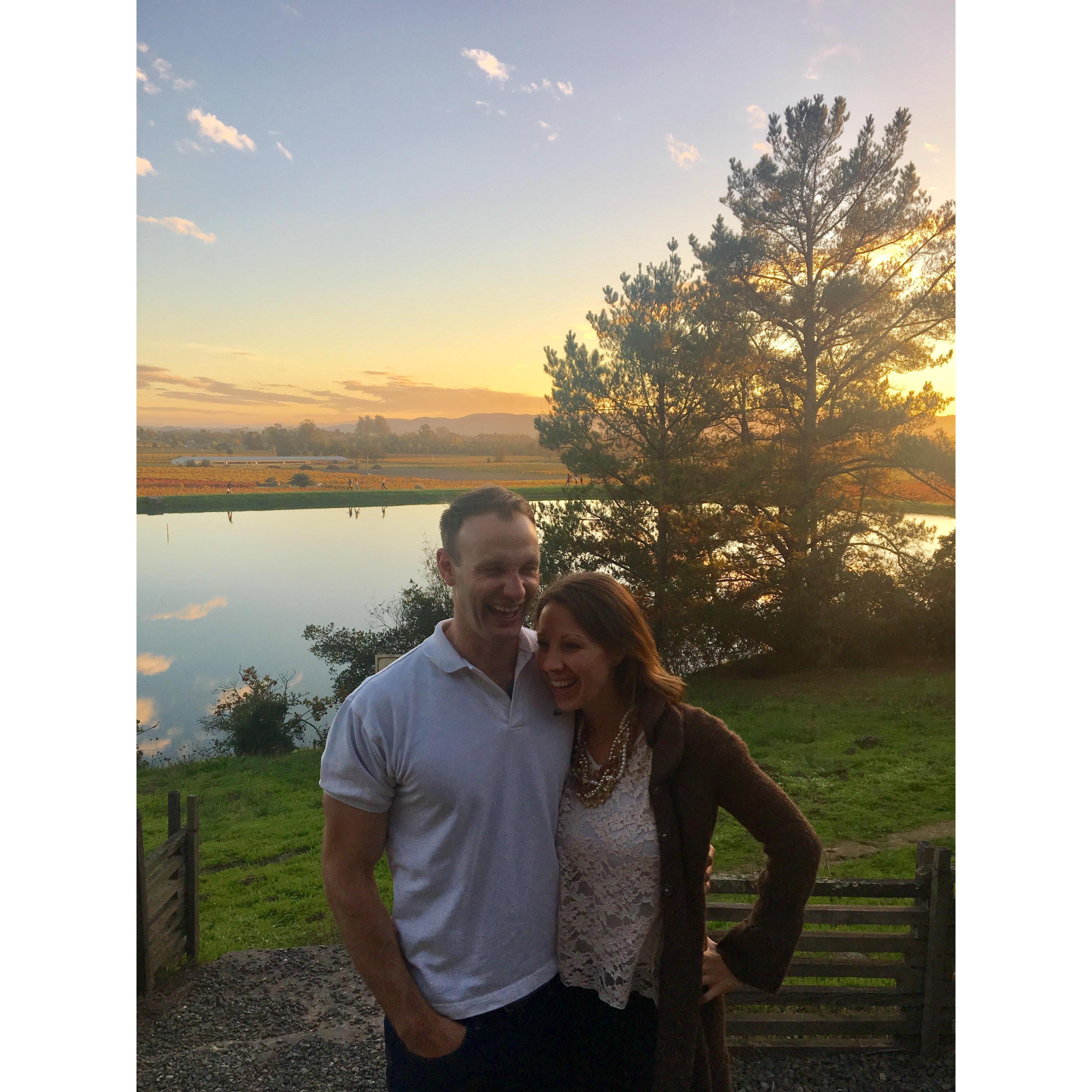 California wine tasting...one of our favorite things