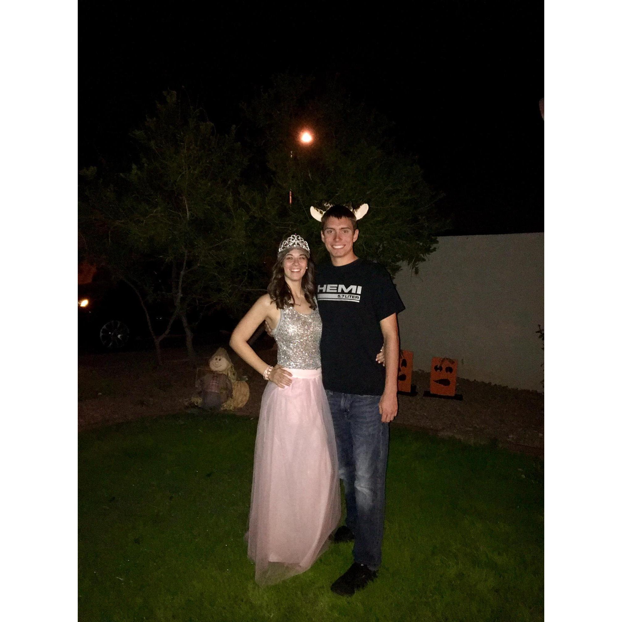 First picture together. Halloween 2016.