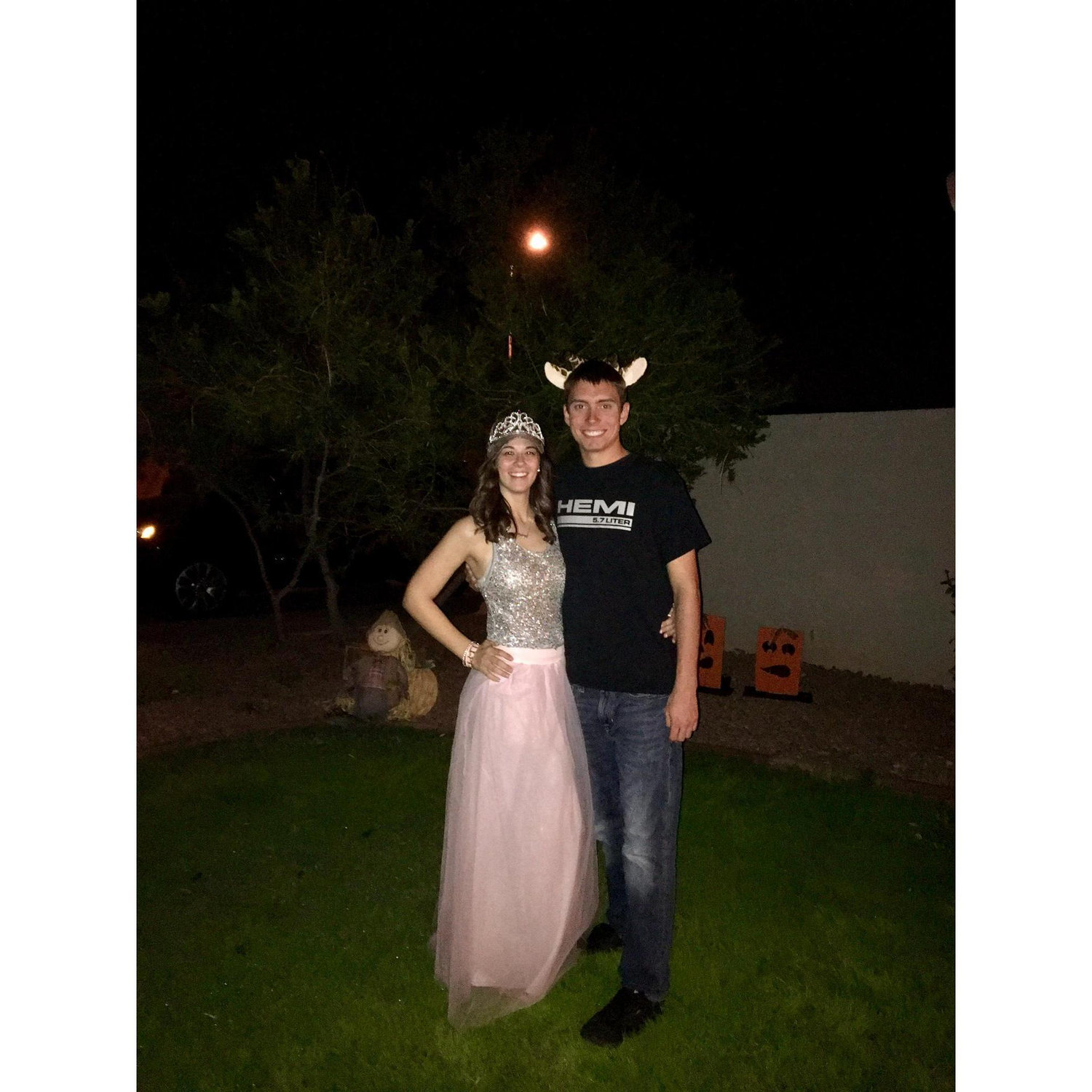 First picture together. Halloween 2016.