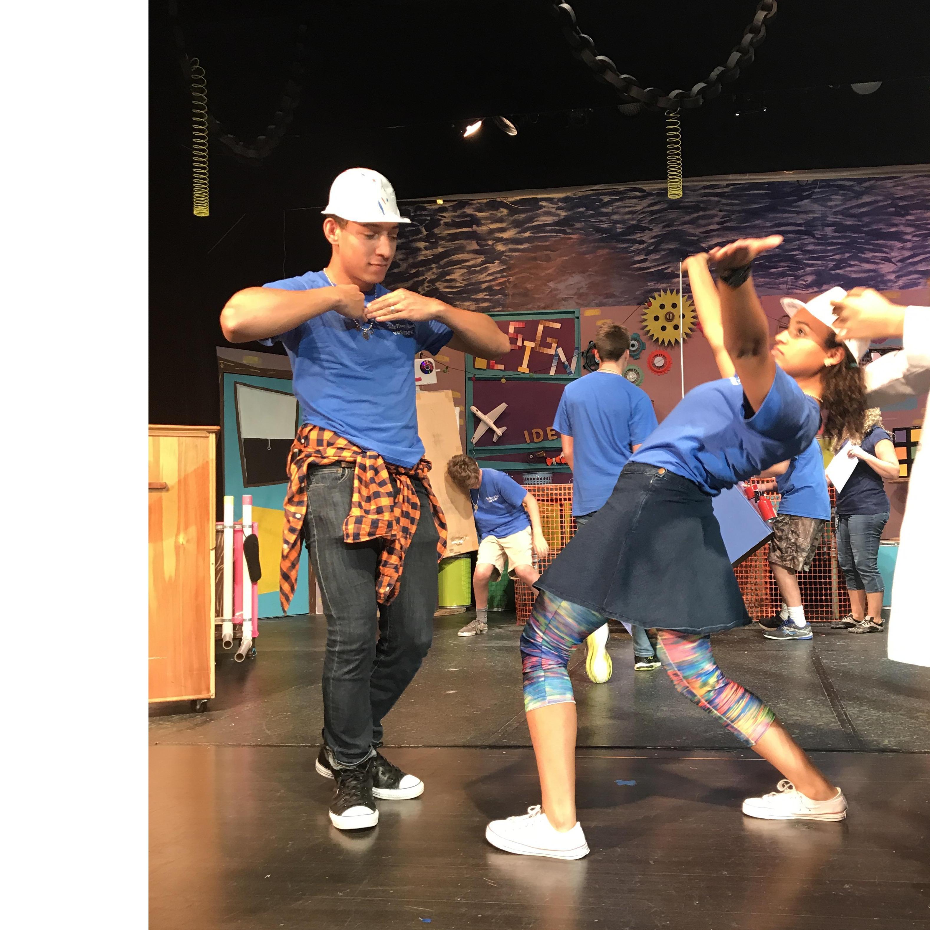 That time we did VBS dance crew together as friends....then as lovers hehehe.