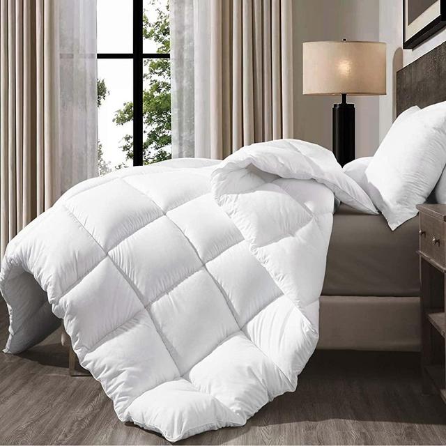 Kingsley Trend Comforter Queen Size, Fluffy White Queen Comforter Duvet Insert Down Comforter Queen Size Comforter Home Bedding Duvets and ​Down Comforters Bed Comforter Down Alternative Comforter