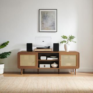 Nora Record Cabinet with Storage Console