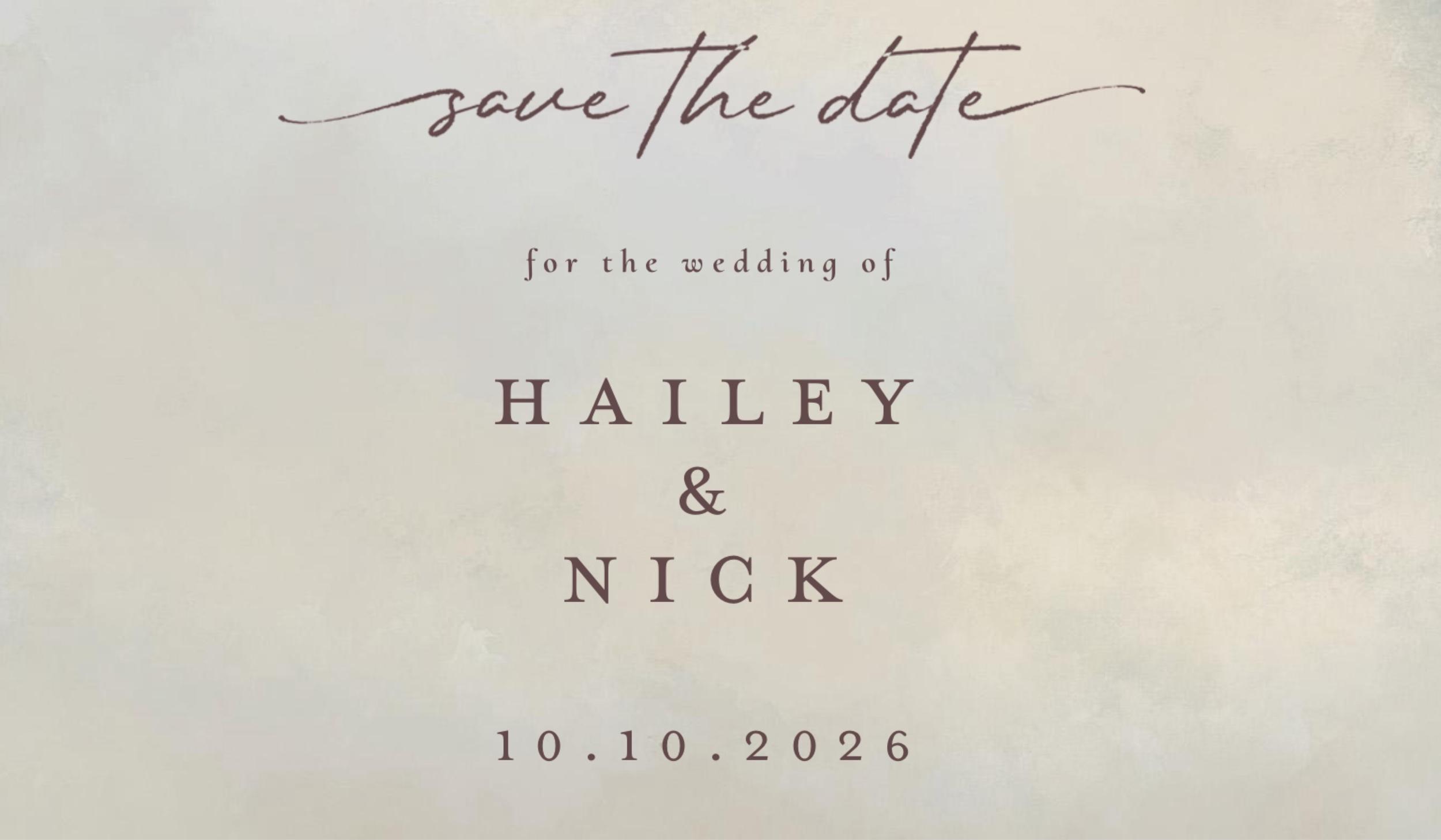 The Wedding Website of Hailey Hege and Nicholas Hull
