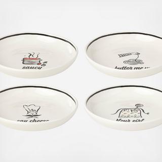 All in Good Taste "There's A-More" Pasta Bowl, Set of 4