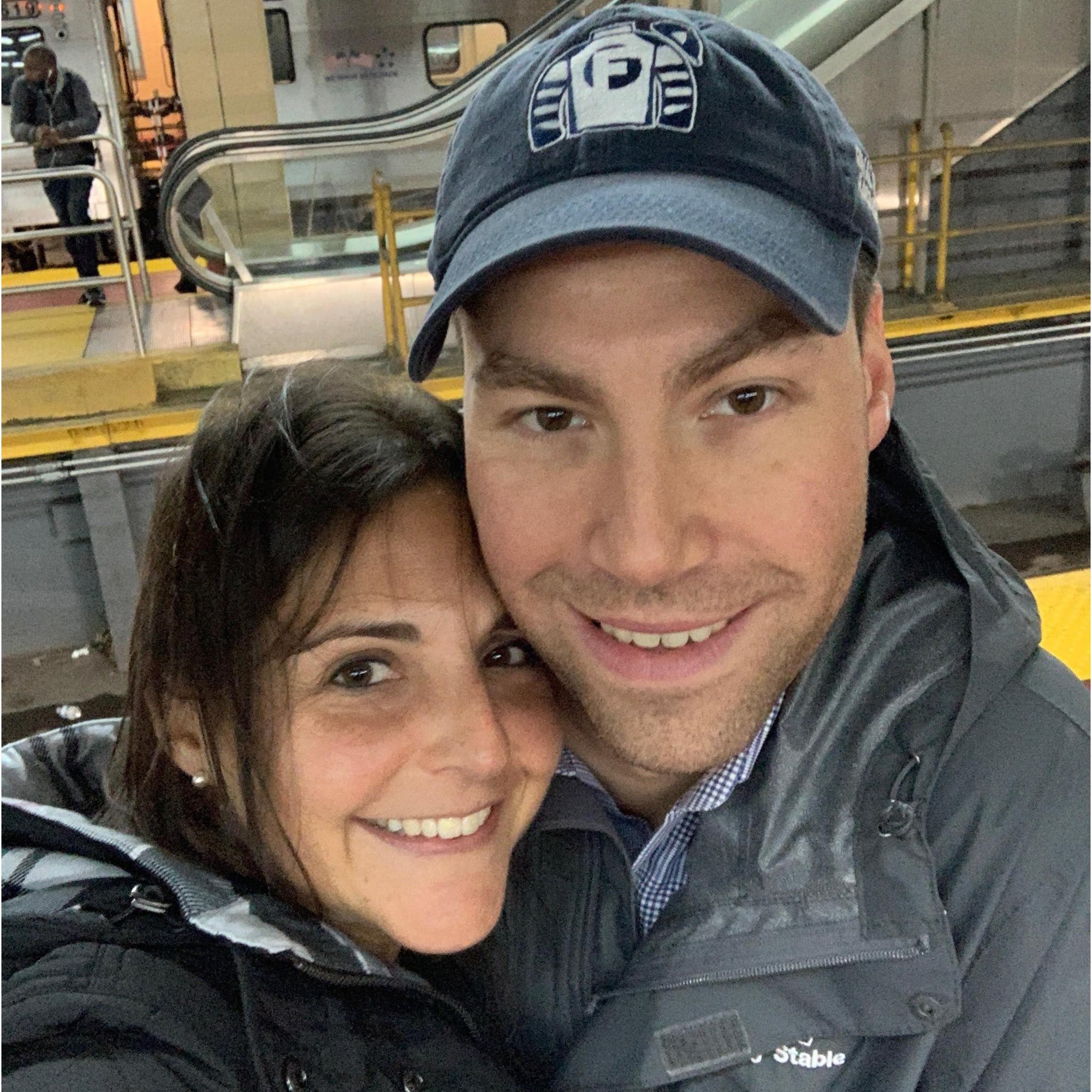 Our first time together in NYC (also our first picture we took together)